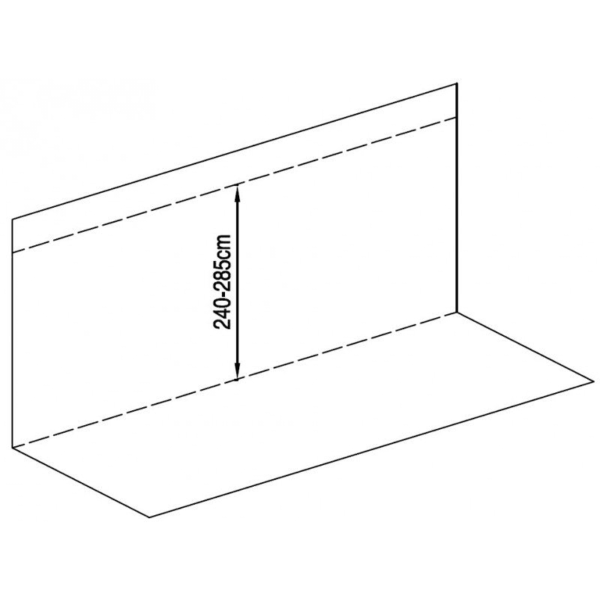 Toit de terrasse ajustable en aluminium laqué blanc 3,05×4,36m X-METAL