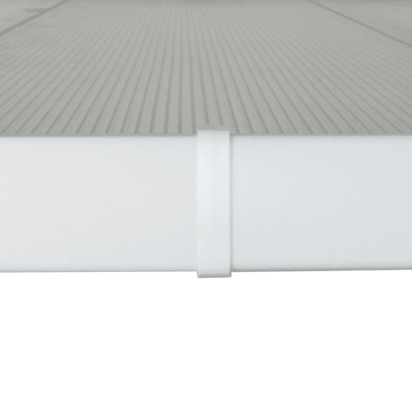 Toit de terrasse ajustable en aluminium laqué blanc 3,05×4,36m X-METAL