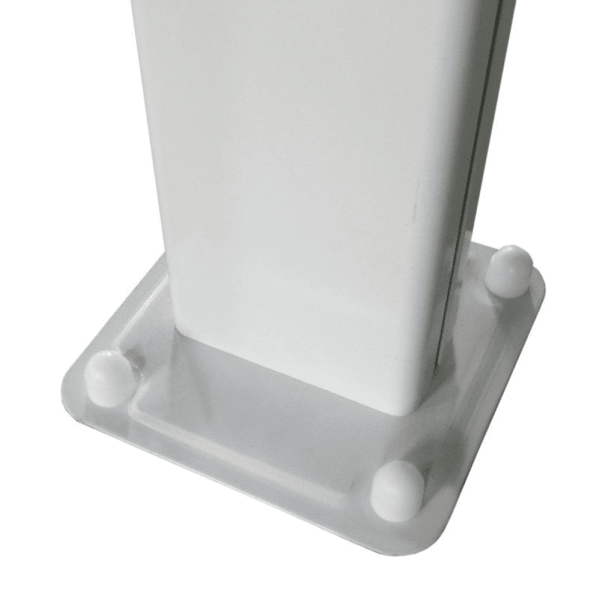 Toit de terrasse ajustable en aluminium laqué blanc 3,05×4,36m X-METAL