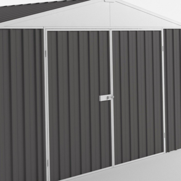 Garage en Acier Zincalume Colorbond EASYSHED Anthracite 18m²