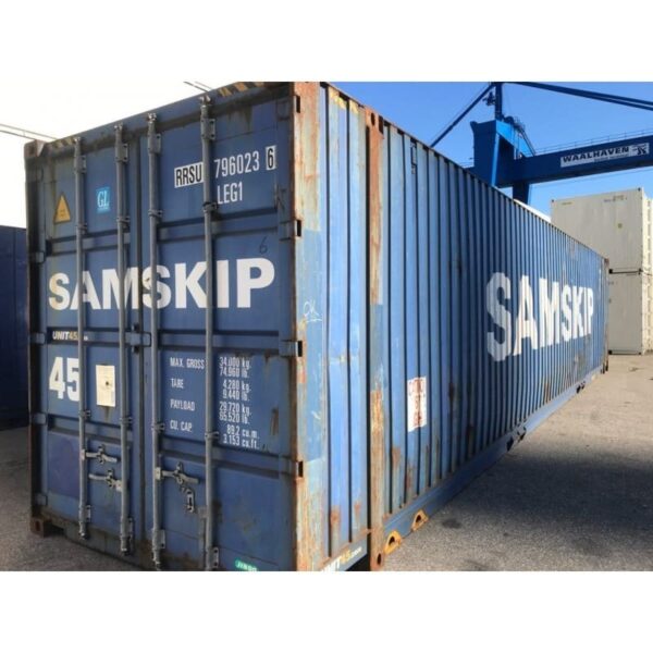 Container 45 Pieds High Cube pallet wide 45 pieds occasion