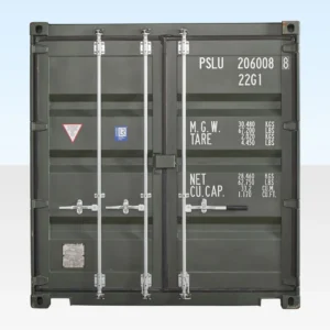 20ft shipping container one trip dark green3.webp