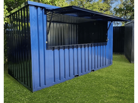 Container bar démontable 4 x 2 mètres XL, 13 pieds